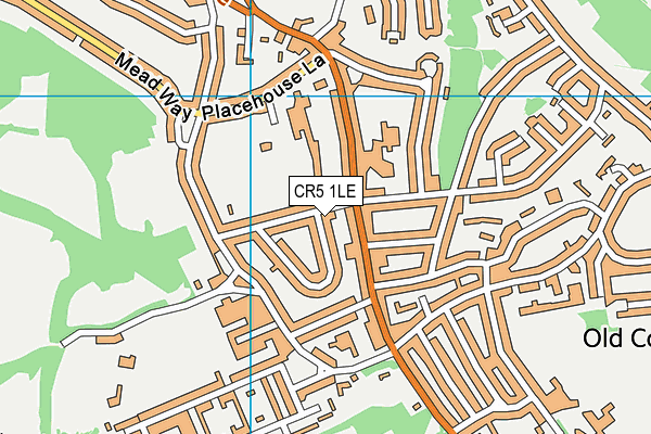 CR5 1LE map - OS VectorMap District (Ordnance Survey)
