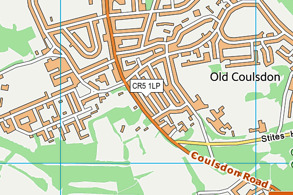 CR5 1LP map - OS VectorMap District (Ordnance Survey)