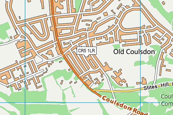 CR5 1LR map - OS VectorMap District (Ordnance Survey)