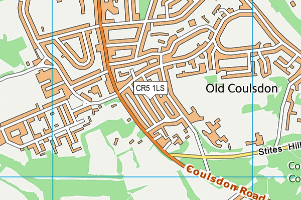 CR5 1LS map - OS VectorMap District (Ordnance Survey)