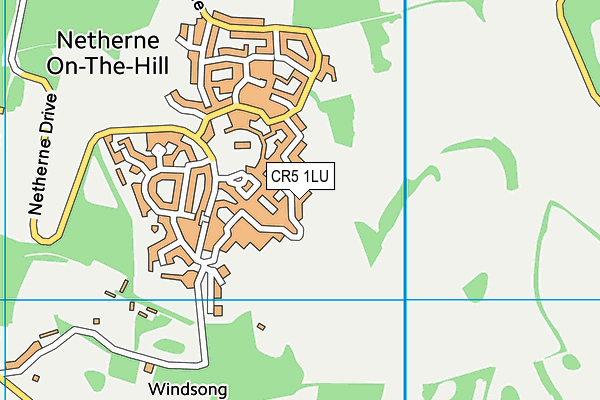 CR5 1LU map - OS VectorMap District (Ordnance Survey)