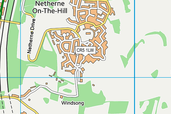 CR5 1LW map - OS VectorMap District (Ordnance Survey)