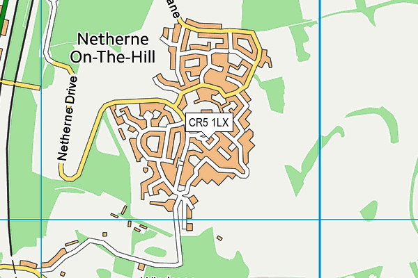 Map of NETHERNE GREEN LIMITED at district scale