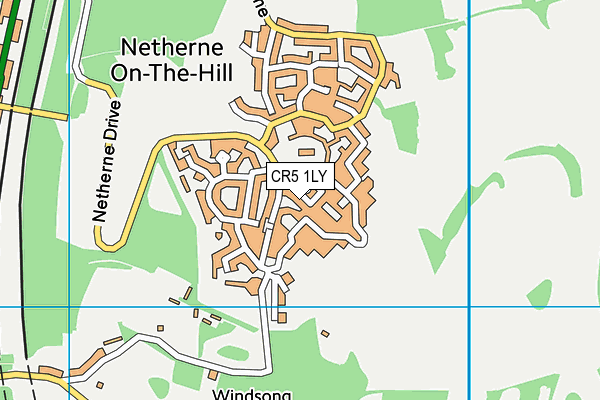 CR5 1LY map - OS VectorMap District (Ordnance Survey)