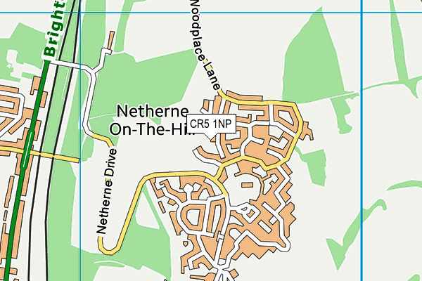 CR5 1NP map - OS VectorMap District (Ordnance Survey)