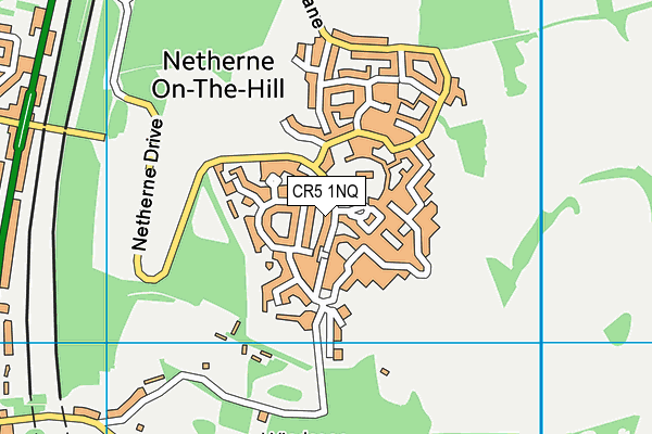 CR5 1NQ map - OS VectorMap District (Ordnance Survey)