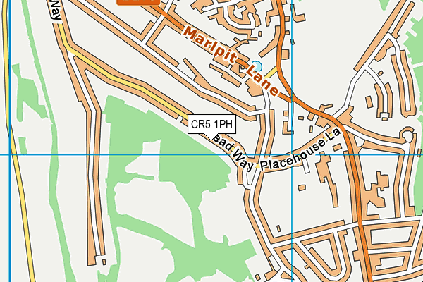 CR5 1PH map - OS VectorMap District (Ordnance Survey)