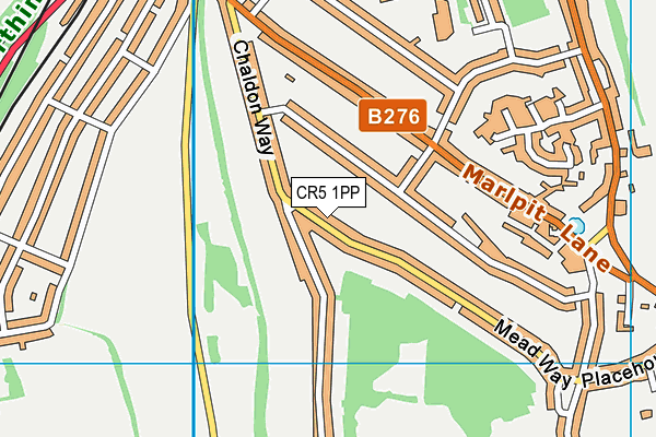 CR5 1PP map - OS VectorMap District (Ordnance Survey)