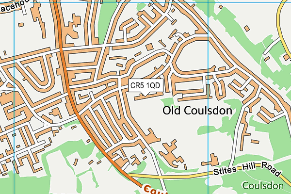 CR5 1QD map - OS VectorMap District (Ordnance Survey)