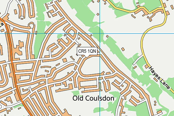 CR5 1QN map - OS VectorMap District (Ordnance Survey)