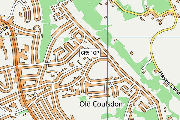 CR5 1QP map - OS VectorMap District (Ordnance Survey)