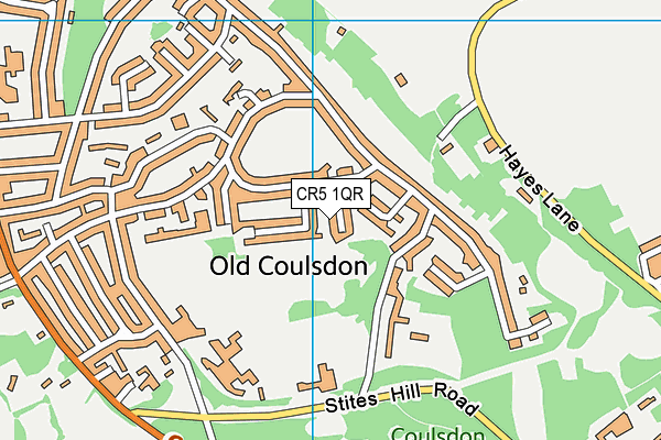 CR5 1QR map - OS VectorMap District (Ordnance Survey)