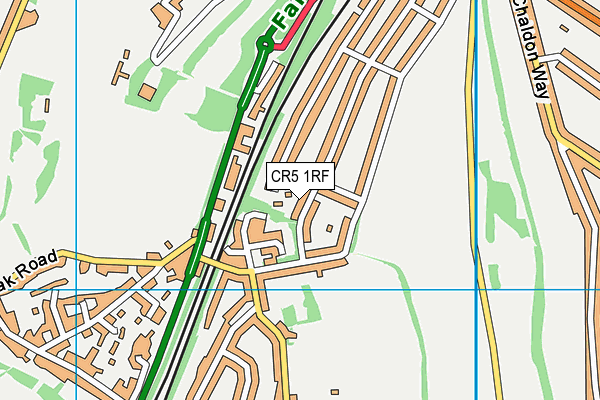 CR5 1RF map - OS VectorMap District (Ordnance Survey)