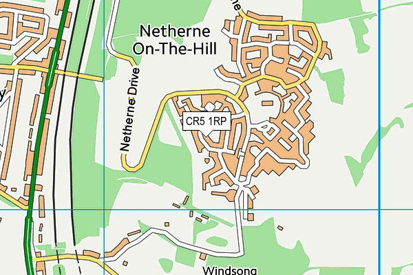 CR5 1RP map - OS VectorMap District (Ordnance Survey)