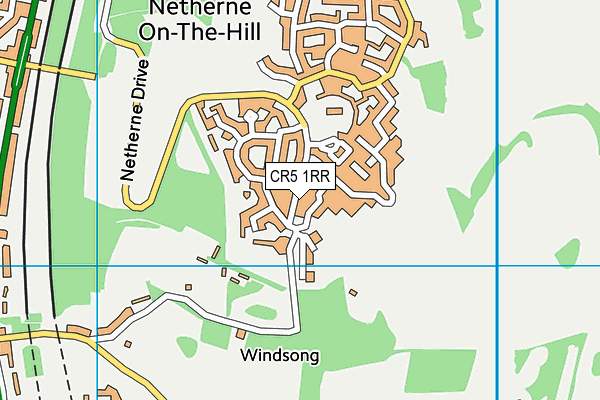 CR5 1RR map - OS VectorMap District (Ordnance Survey)