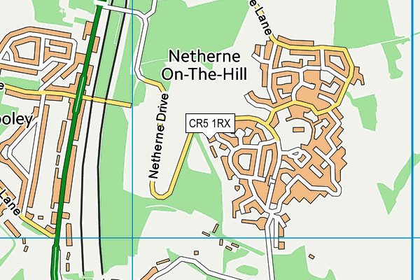 CR5 1RX map - OS VectorMap District (Ordnance Survey)