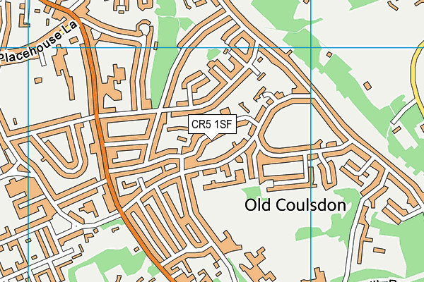 CR5 1SF map - OS VectorMap District (Ordnance Survey)