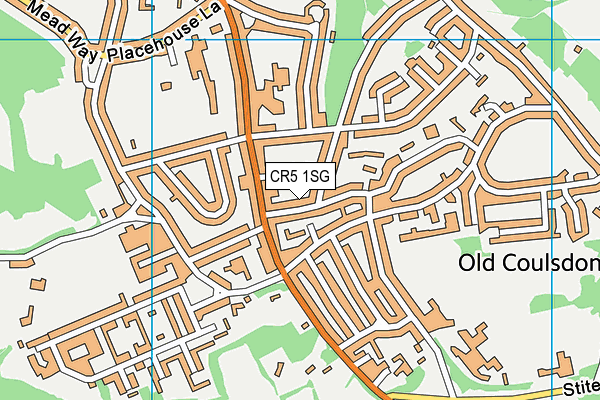 CR5 1SG map - OS VectorMap District (Ordnance Survey)