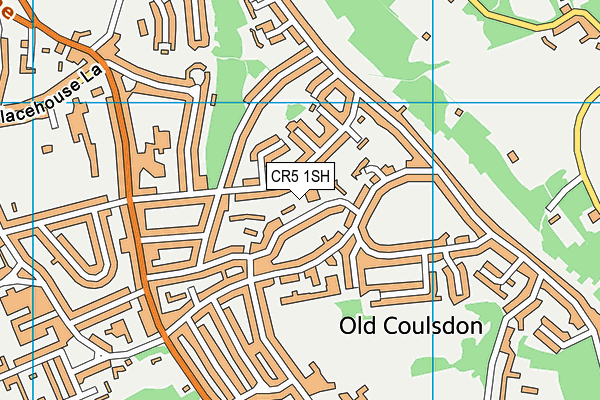 CR5 1SH map - OS VectorMap District (Ordnance Survey)