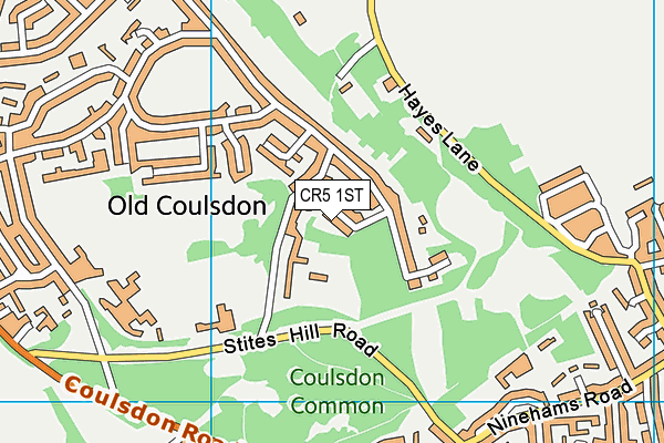 CR5 1ST map - OS VectorMap District (Ordnance Survey)