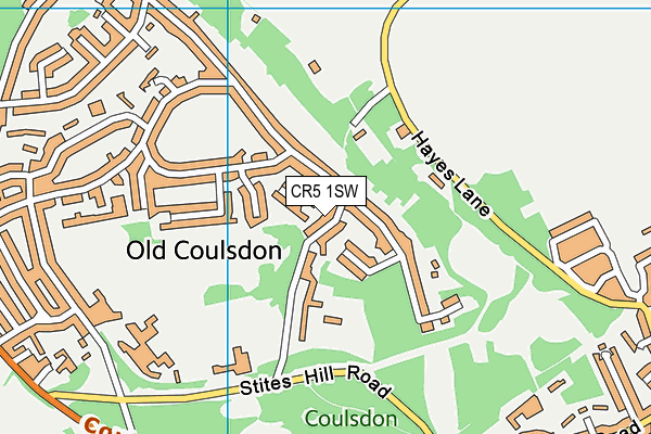 CR5 1SW map - OS VectorMap District (Ordnance Survey)