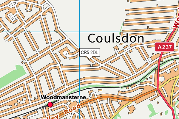 CR5 2DL map - OS VectorMap District (Ordnance Survey)