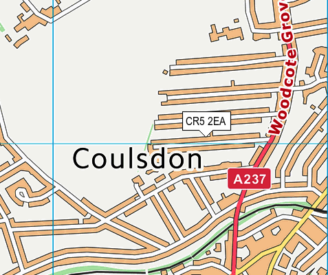 CR5 2EA map - OS VectorMap District (Ordnance Survey)