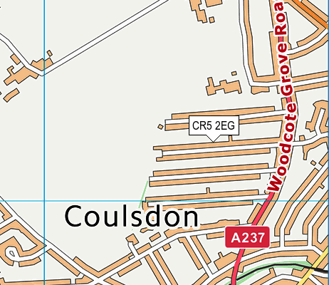 CR5 2EG map - OS VectorMap District (Ordnance Survey)