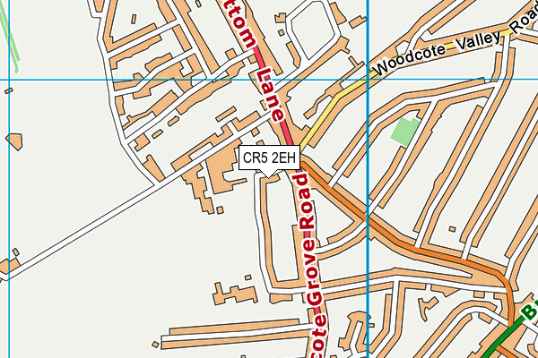 CR5 2EH map - OS VectorMap District (Ordnance Survey)