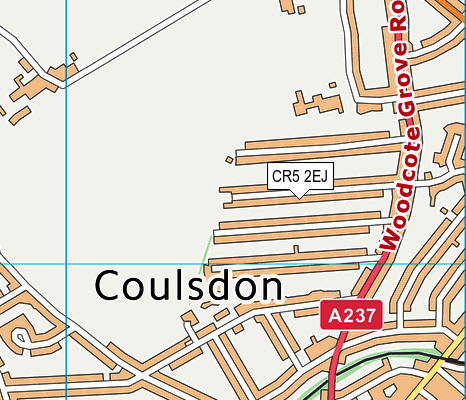 CR5 2EJ map - OS VectorMap District (Ordnance Survey)