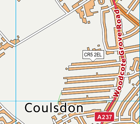 CR5 2EL map - OS VectorMap District (Ordnance Survey)