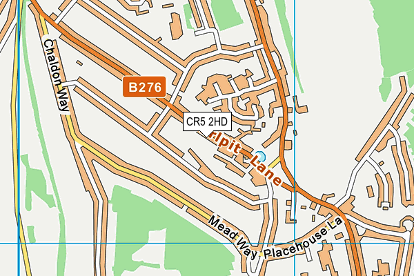 CR5 2HD map - OS VectorMap District (Ordnance Survey)