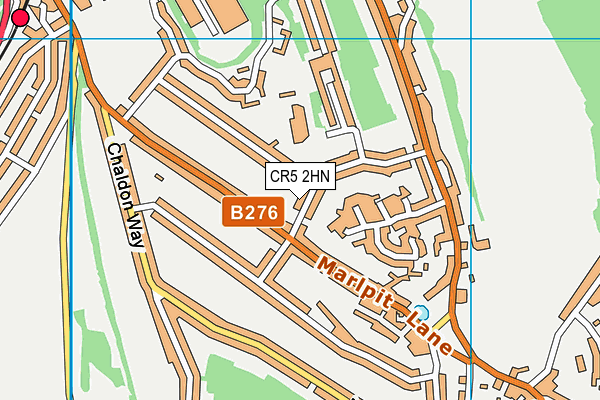 CR5 2HN map - OS VectorMap District (Ordnance Survey)
