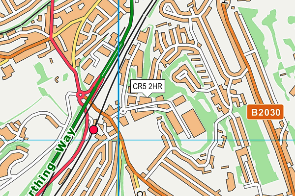 CR5 2HR map - OS VectorMap District (Ordnance Survey)