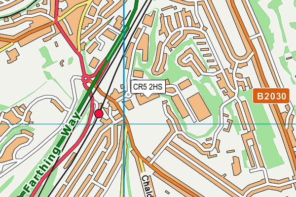 CR5 2HS map - OS VectorMap District (Ordnance Survey)