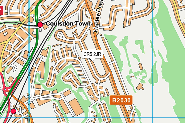 CR5 2JR map - OS VectorMap District (Ordnance Survey)