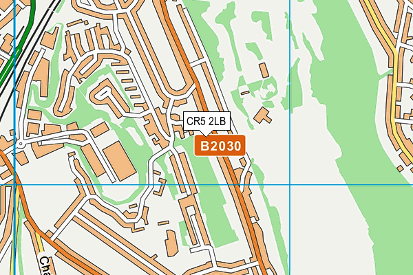 CR5 2LB map - OS VectorMap District (Ordnance Survey)