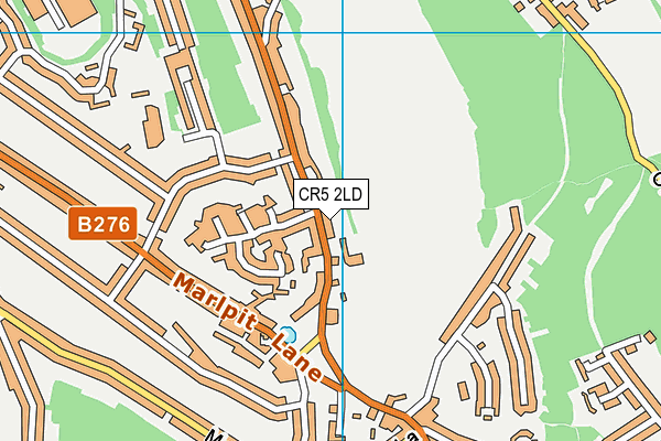 CR5 2LD map - OS VectorMap District (Ordnance Survey)