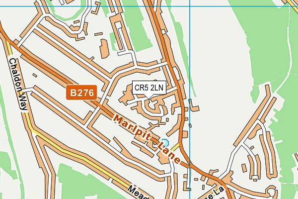 CR5 2LN map - OS VectorMap District (Ordnance Survey)