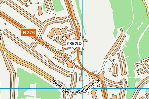 CR5 2LQ map - OS VectorMap District (Ordnance Survey)