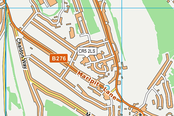 CR5 2LS map - OS VectorMap District (Ordnance Survey)