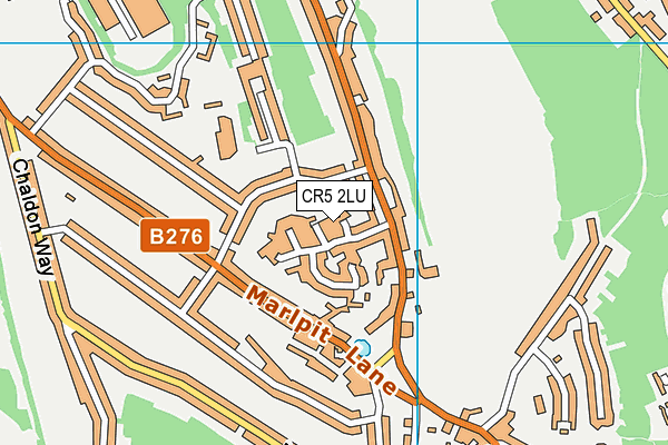 CR5 2LU map - OS VectorMap District (Ordnance Survey)