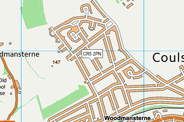 CR5 2PN map - OS VectorMap District (Ordnance Survey)