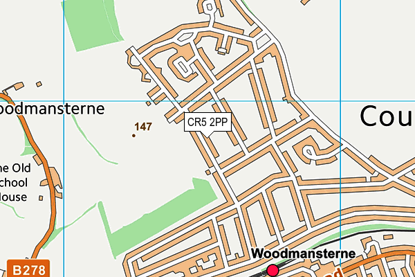 CR5 2PP map - OS VectorMap District (Ordnance Survey)