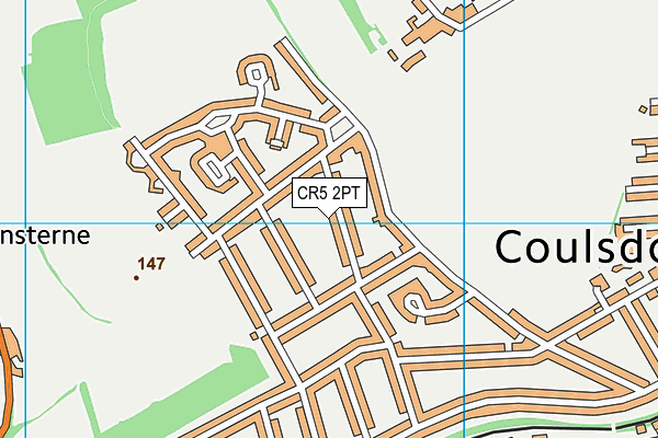 CR5 2PT map - OS VectorMap District (Ordnance Survey)