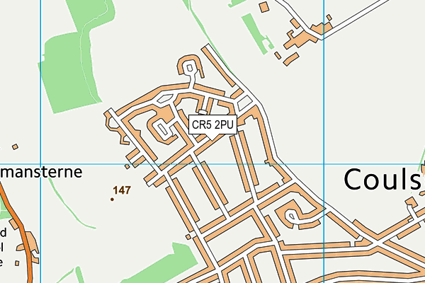 CR5 2PU map - OS VectorMap District (Ordnance Survey)