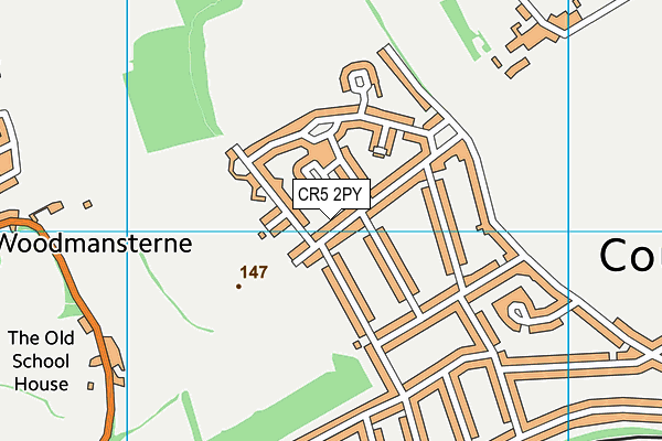 CR5 2PY map - OS VectorMap District (Ordnance Survey)