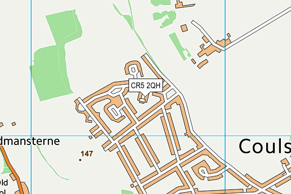 CR5 2QH map - OS VectorMap District (Ordnance Survey)