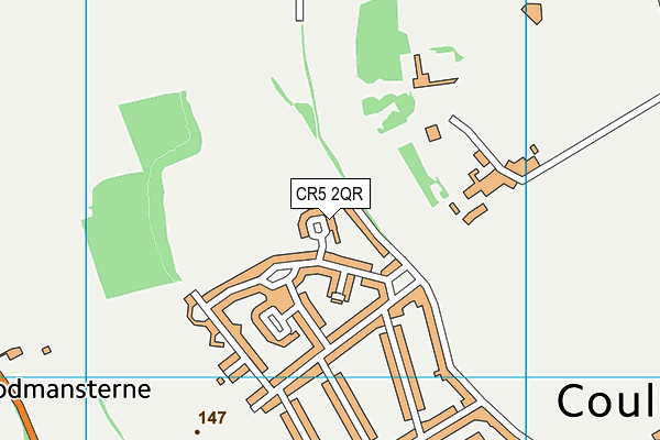 CR5 2QR map - OS VectorMap District (Ordnance Survey)