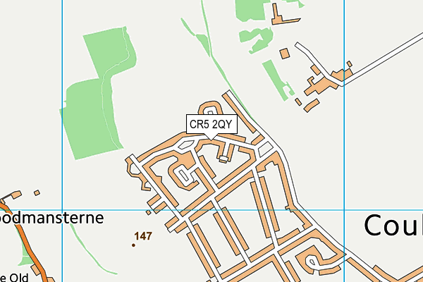 CR5 2QY map - OS VectorMap District (Ordnance Survey)